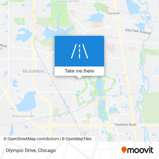 Olympic Drive map