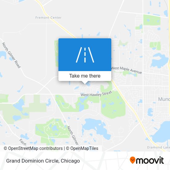 Grand Dominion Circle map