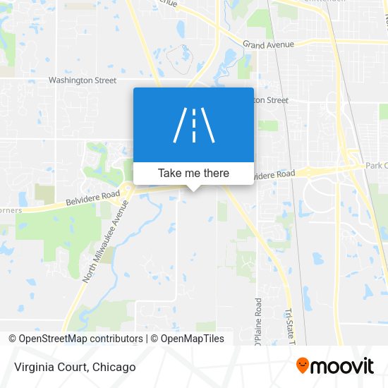 Mapa de Virginia Court