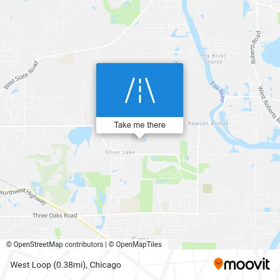 West Loop (0.38mi) map