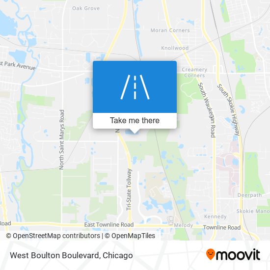 Mapa de West Boulton Boulevard
