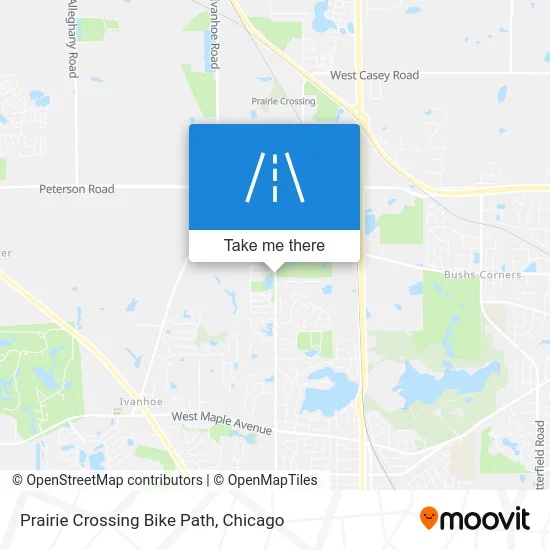 Prairie Crossing Bike Path map