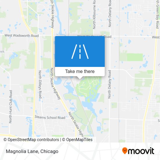 Mapa de Magnolia Lane