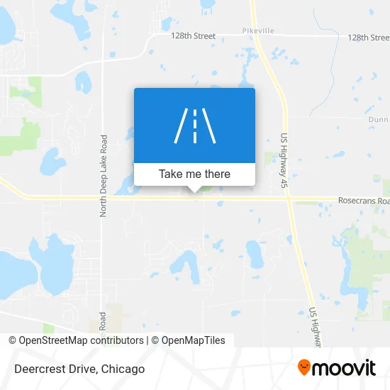Deercrest Drive map
