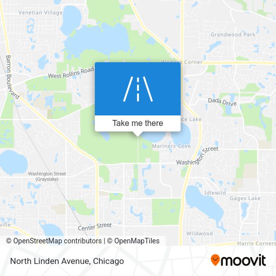 Mapa de North Linden Avenue
