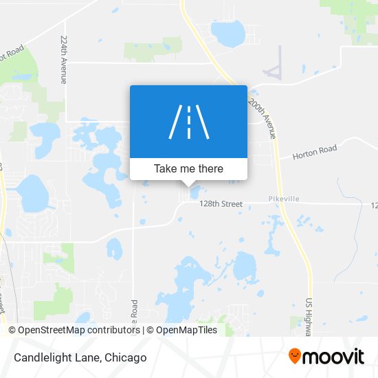 Mapa de Candlelight Lane