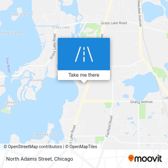 Mapa de North Adams Street