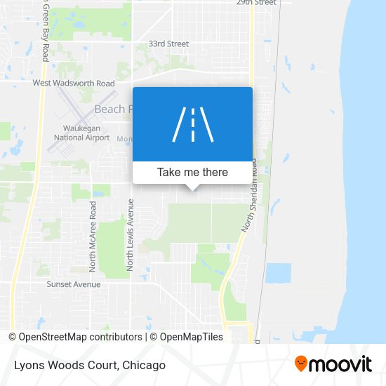 Mapa de Lyons Woods Court