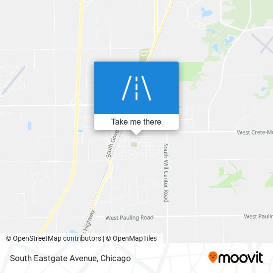 Mapa de South Eastgate Avenue