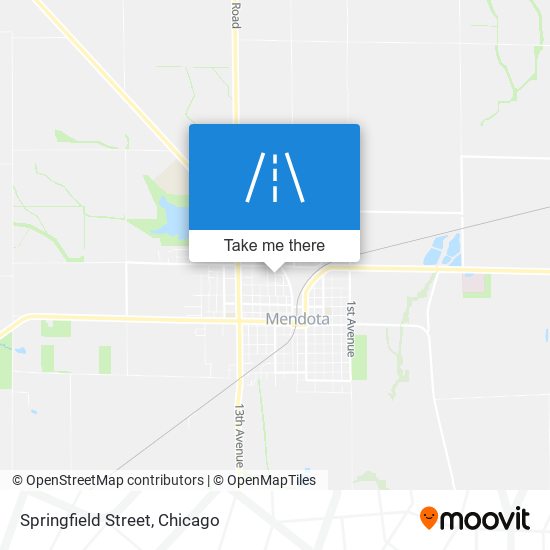 Springfield Street map