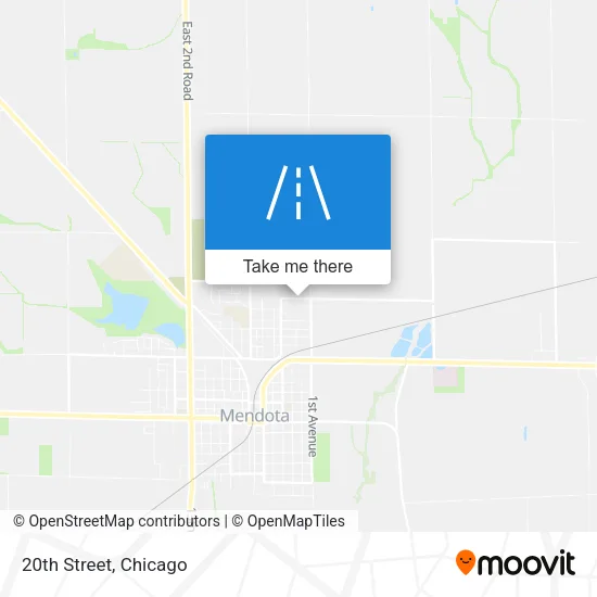20th Street map