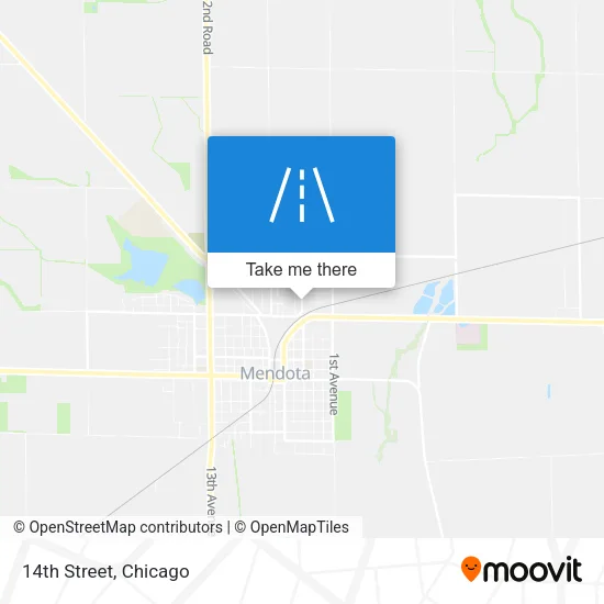 14th Street map