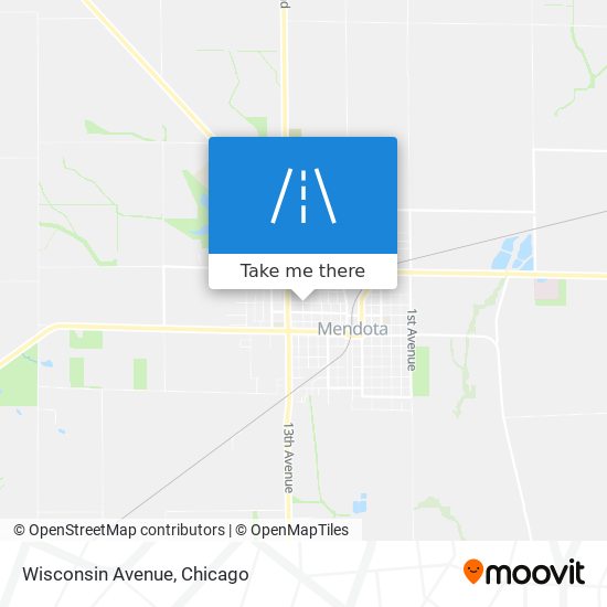 Wisconsin Avenue map