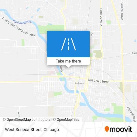 West Seneca Street map