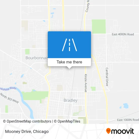 Mooney Drive map