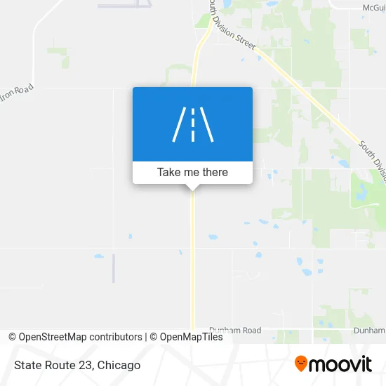 State Route 23 map