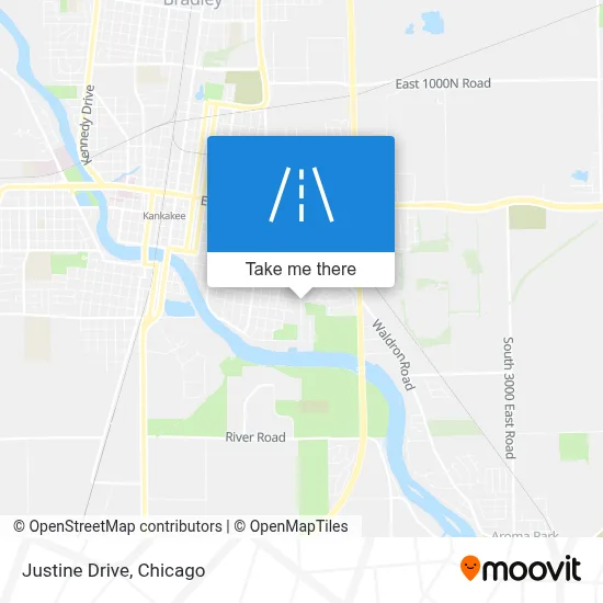 Justine Drive map