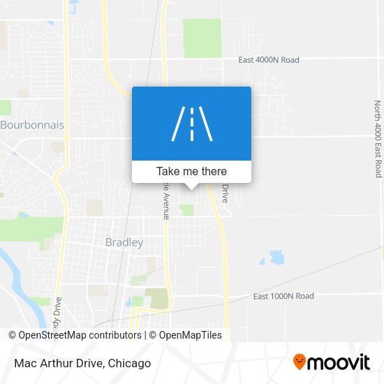 Mapa de Mac Arthur Drive