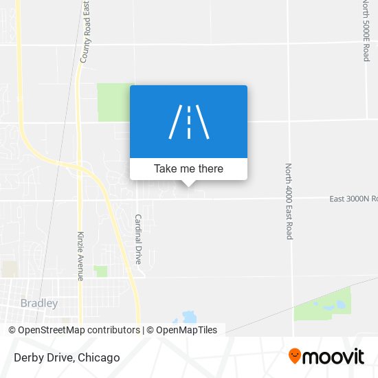 Derby Drive map