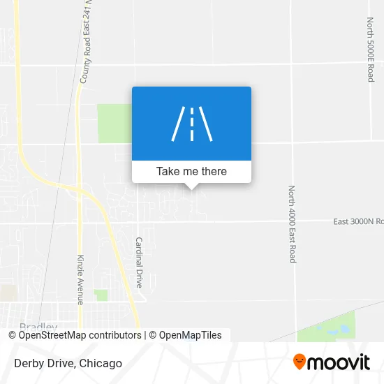 Derby Drive map
