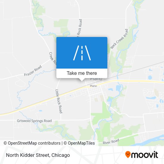 North Kidder Street map