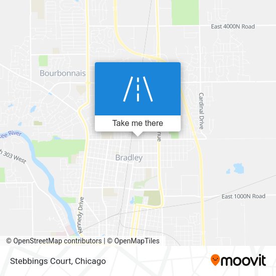 Mapa de Stebbings Court