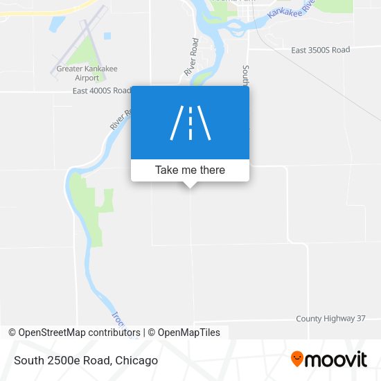 Mapa de South 2500e Road