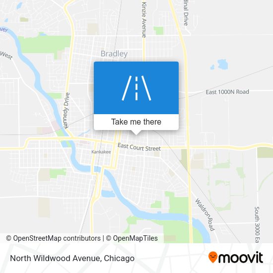 Mapa de North Wildwood Avenue