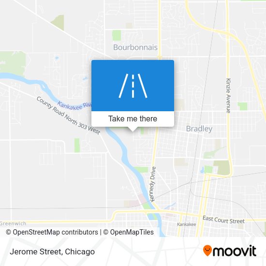 Mapa de Jerome Street