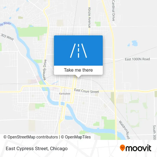 Mapa de East Cypress Street