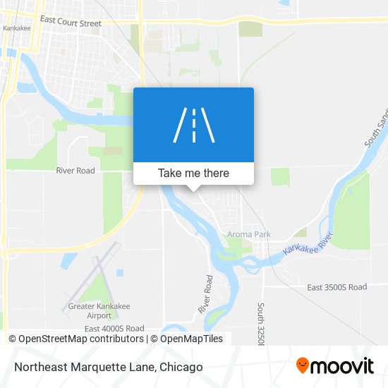 Northeast Marquette Lane map