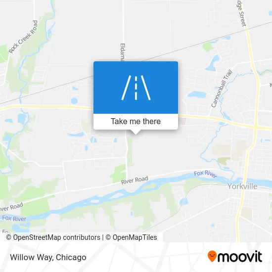 Willow Way map