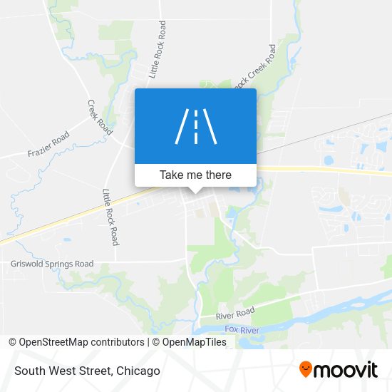 Mapa de South West Street