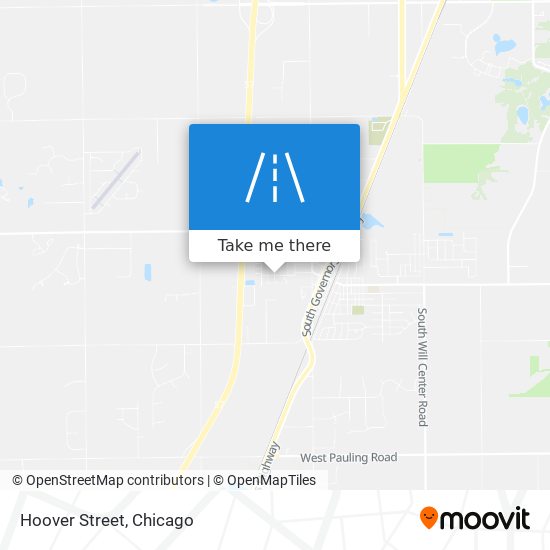 Mapa de Hoover Street
