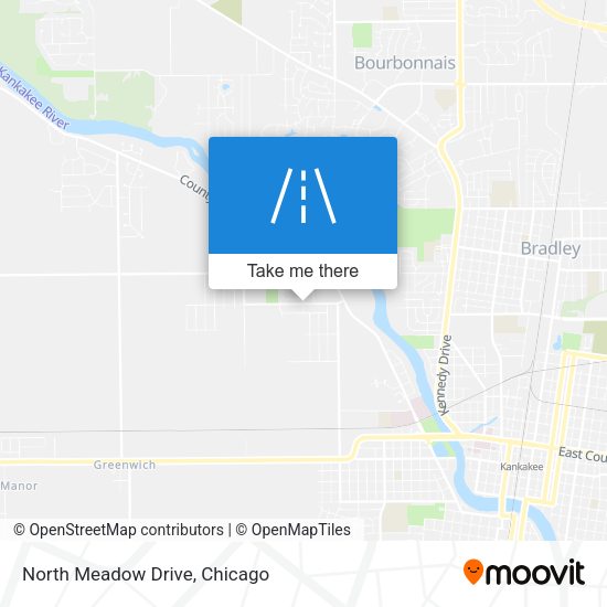 Mapa de North Meadow Drive