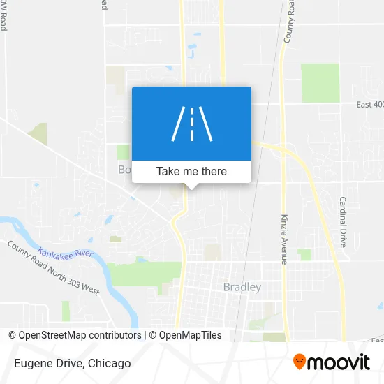 Eugene Drive map