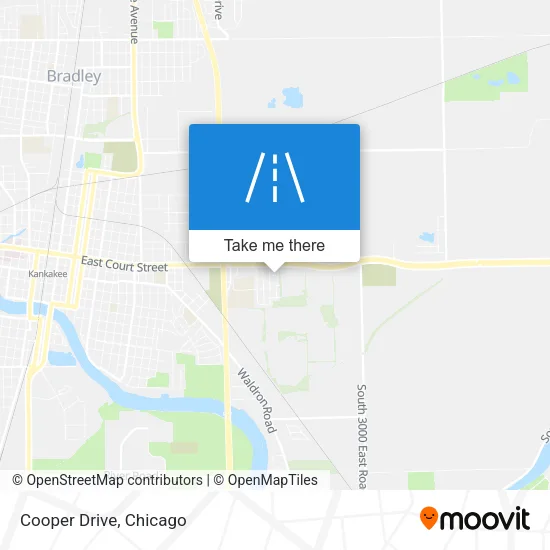Cooper Drive map