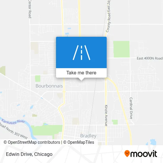 Edwin Drive map