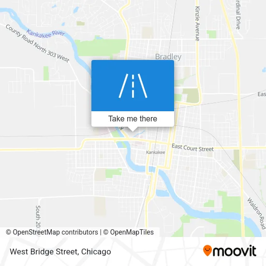 West Bridge Street map