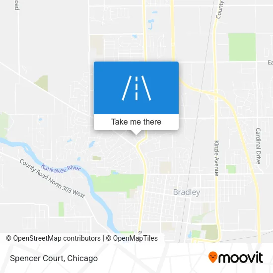 Mapa de Spencer Court