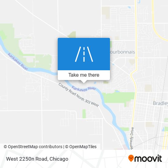 Mapa de West 2250n Road