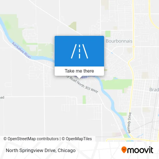 North Springview Drive map
