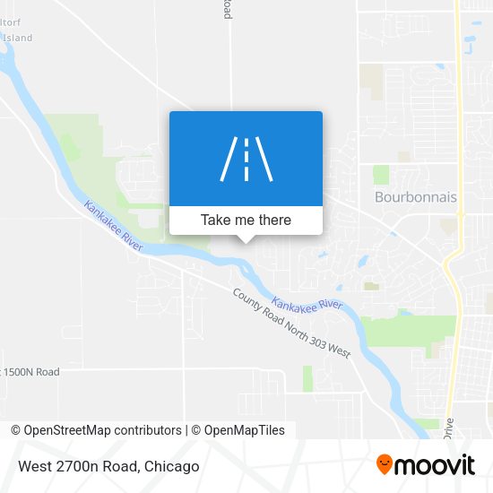 Mapa de West 2700n Road