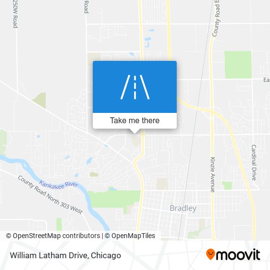 William Latham Drive map