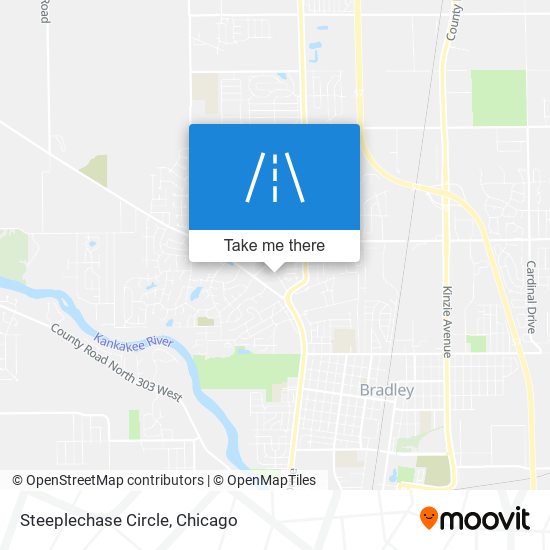 Mapa de Steeplechase Circle