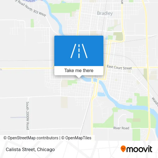 Calista Street map