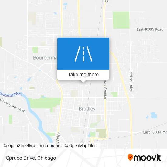 Spruce Drive map