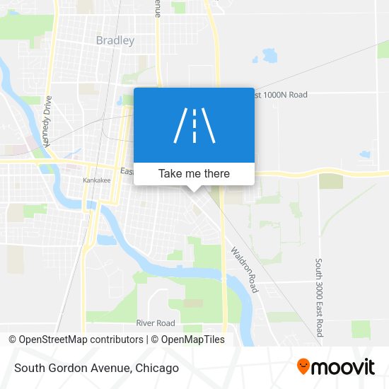 Mapa de South Gordon Avenue