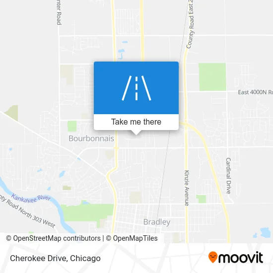Cherokee Drive map