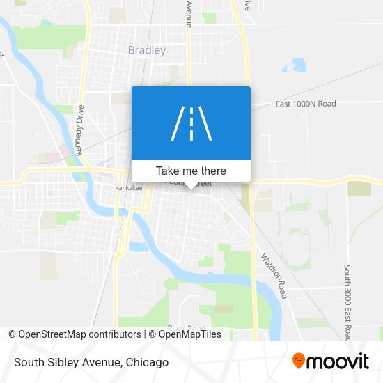 Mapa de South Sibley Avenue